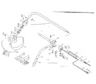 Craftsman 271281711 throttle, driving shaft, cutter head, tools and accessary diagram