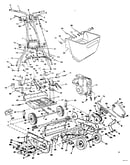 Front throw reel mower