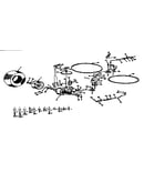 Transmission and rear wheel