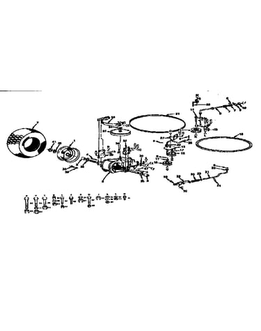 Transmission and rear wheel
