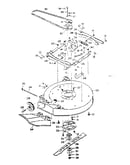 Complete mower housing no. 400185