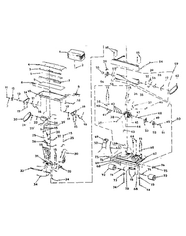 Nozzle and motor assembly