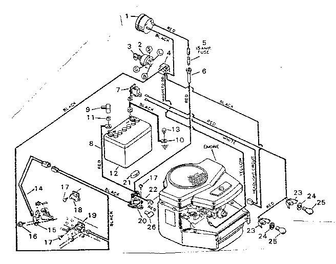 Wiring diagram replacement parts
