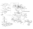 Kenmore 1753550181 nozzle and motor assembly diagram
