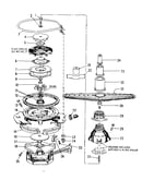 Motor, heater, and spray arm details