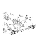 Engine and wheel assembly