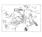 Craftsman 536963100 mower deck diagram