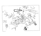 Craftsman 536250823 mower deck diagram