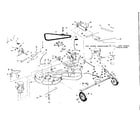 Craftsman 536250822 mower deck diagram