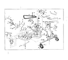 Craftsman 536250821 mower deck diagram