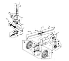 Craftsman 564790150 motor and wheel assembly diagram
