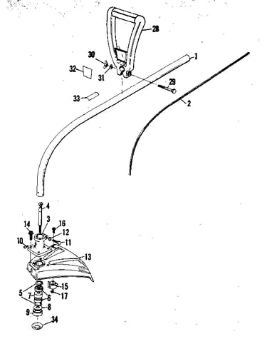 Drive shaft and cutter heaf