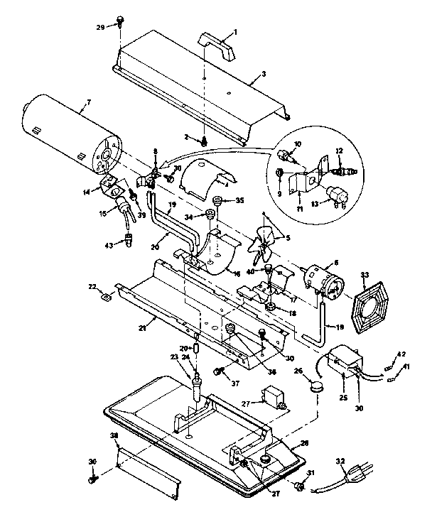 SEARS PORTABLE HEATER