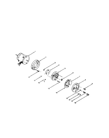 Motor and pump assembly