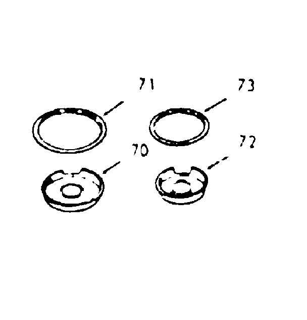 Optional porcelain pan and chrome ring kit