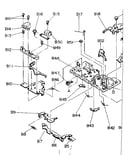Cassette mechanism exploded view record / play back