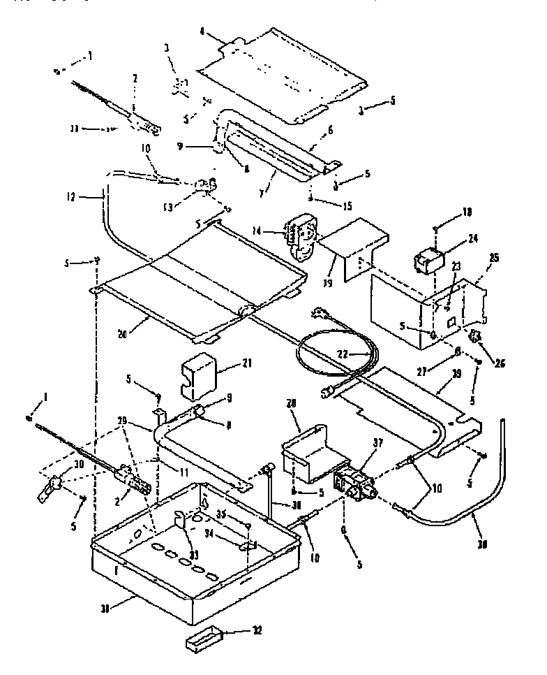 Broiler & oven burner