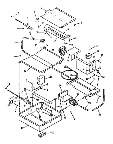 Broiler & oven burner