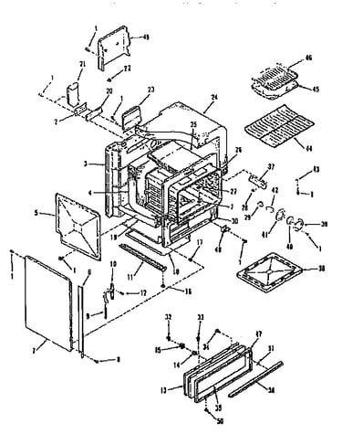 Oven body