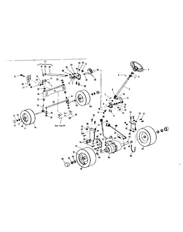 Steering and front axle