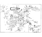Craftsman 536255240 mower deck diagram