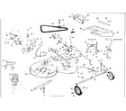 Craftsman 536255232 mower deck diagram