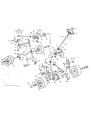 Steering and front axle
