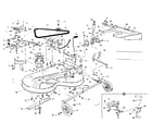 Craftsman 536963630 mower deck diagram