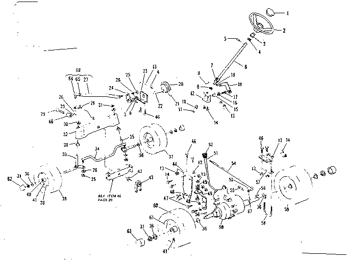 Steering and front axle