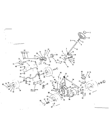 Steering and front axle