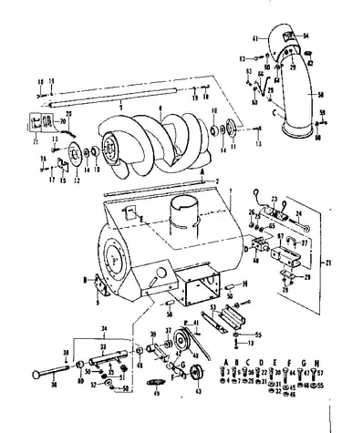 Auger housing assembly