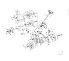 Craftsman 536963310 steering and front axle diagram