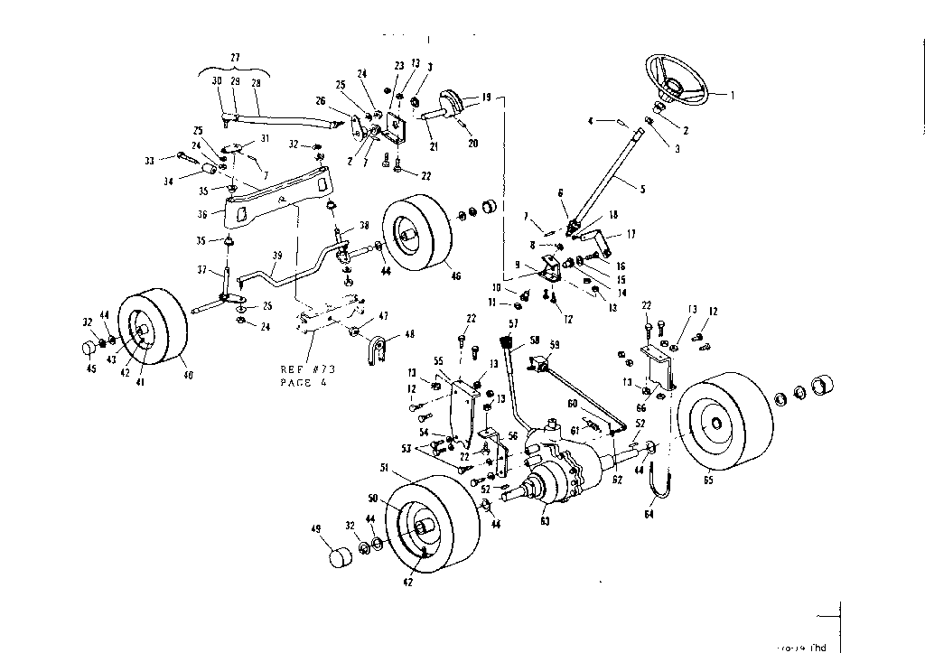 Steering and front axle