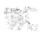 Craftsman 536963310 mower deck diagram