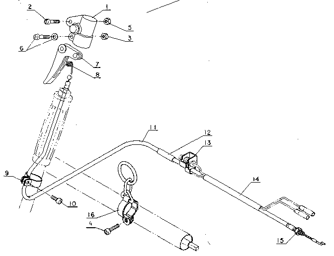 THROTTLE LEVER ASSEMBLY