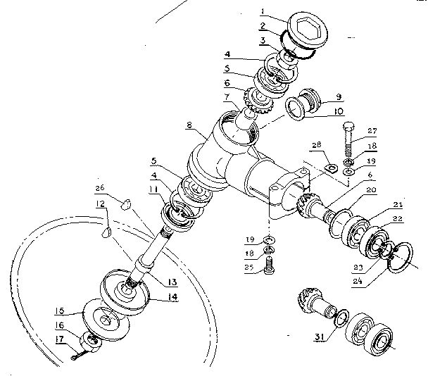 Gear case assembly