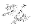 Craftsman 536963631 steering and front axle diagram