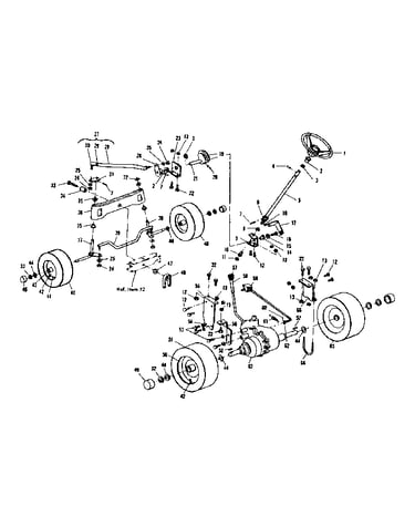 Steering and front axle