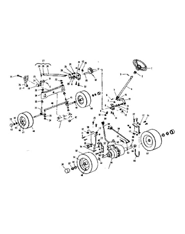 Front & rear axle assemblies