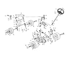 Craftsman 536255210 steering and front axle diagram