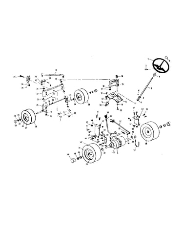 Steering and front axle