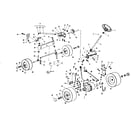 Craftsman 536250933 steering and front axle diagram