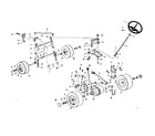 Craftsman 536250942 steering and front axle diagram