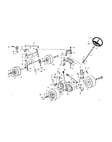 Steering and front axle