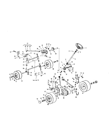 Steering and front axle