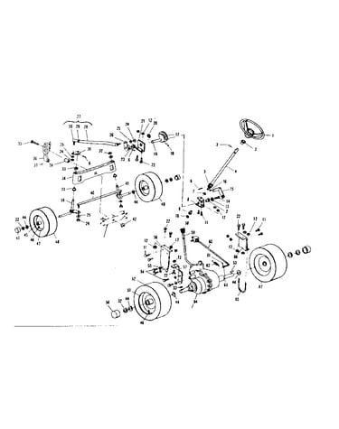 Steering and front axle