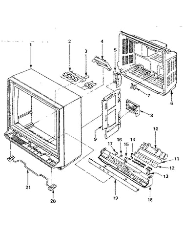 Cabinet parts list