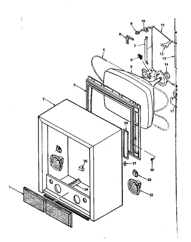 Cabinet parts list