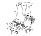 Sears 70172075-3 lawnswing assembly diagram