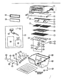 Illustration for grill and burner section